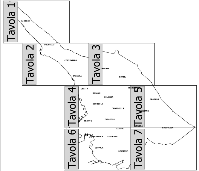 Tavole in scala 1:5000